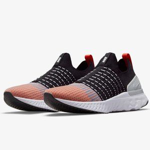 Nike React Phantom Run Flyknit 2 Black White DQ7647 001 Men's RUNNING NEW